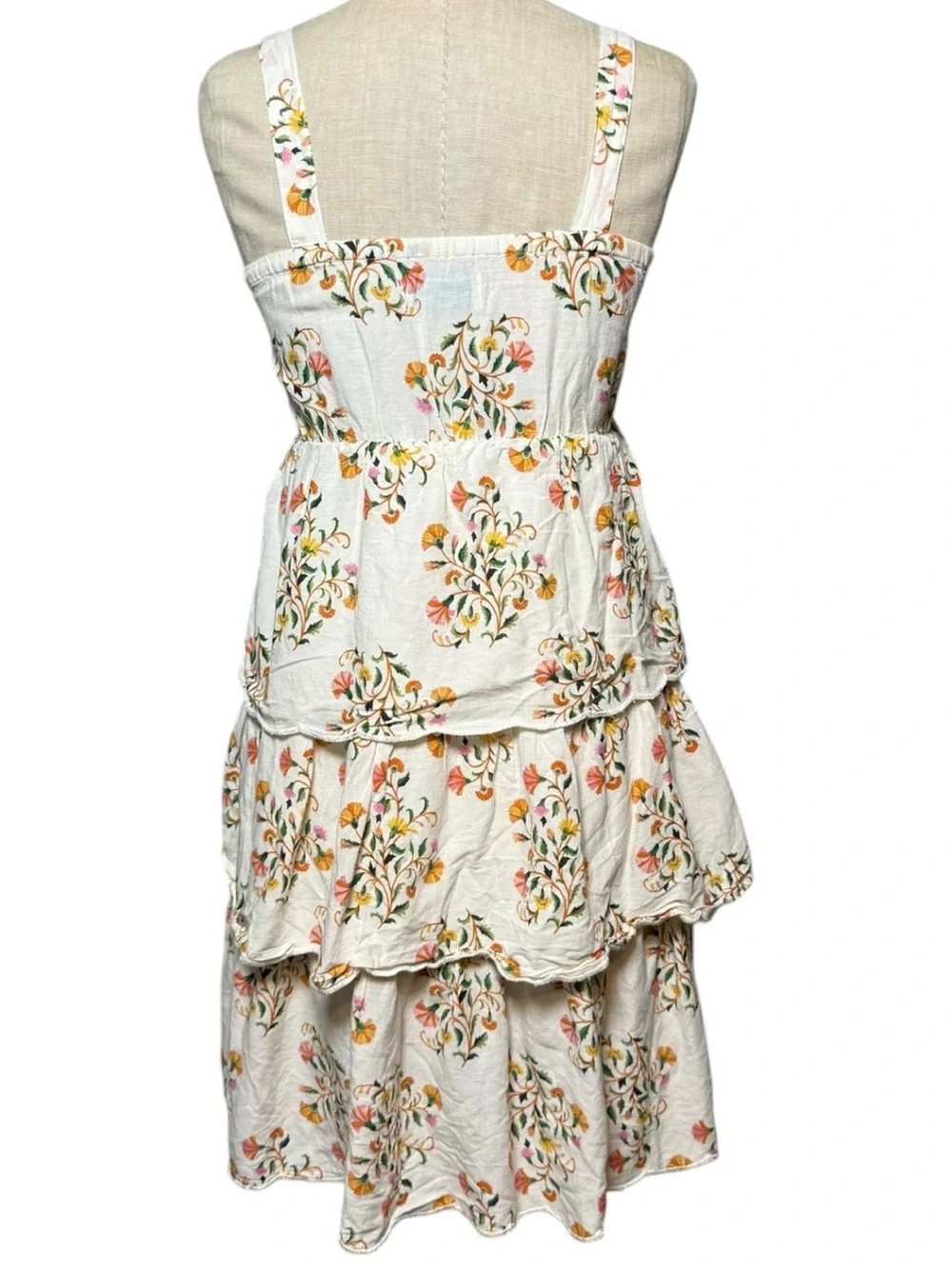Old Navy Floral Tiered Dress Girls XL 14/16